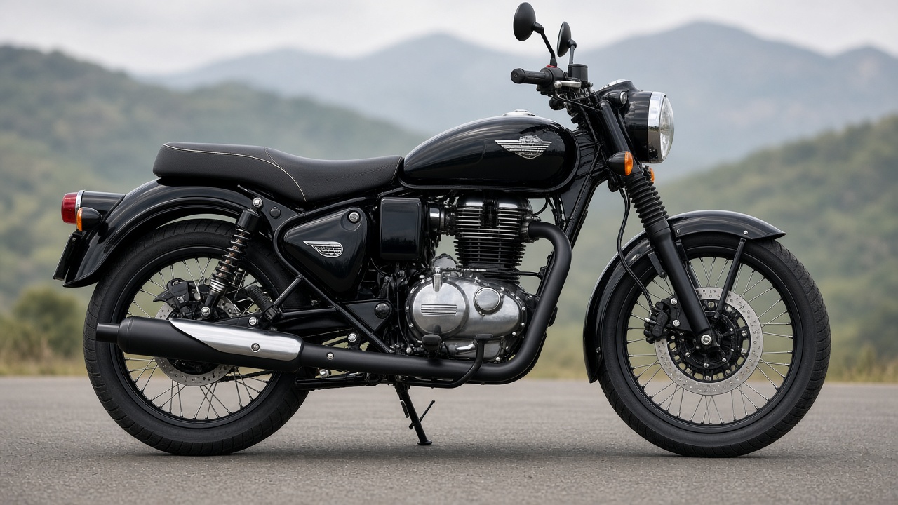 Royal Enfield Bullet 350 — Bike rental in Dehradun (illustrative image)