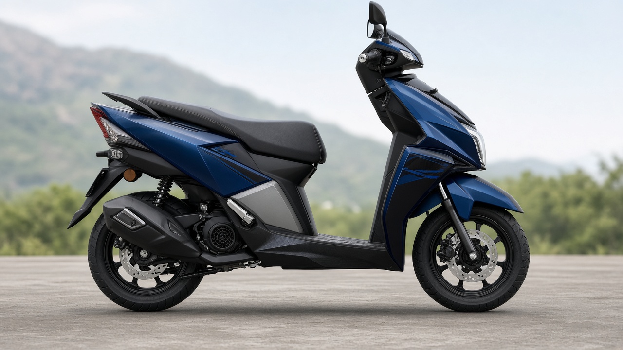Yamaha RayZR — Scooty on rent in Dehradun (illustrative image)