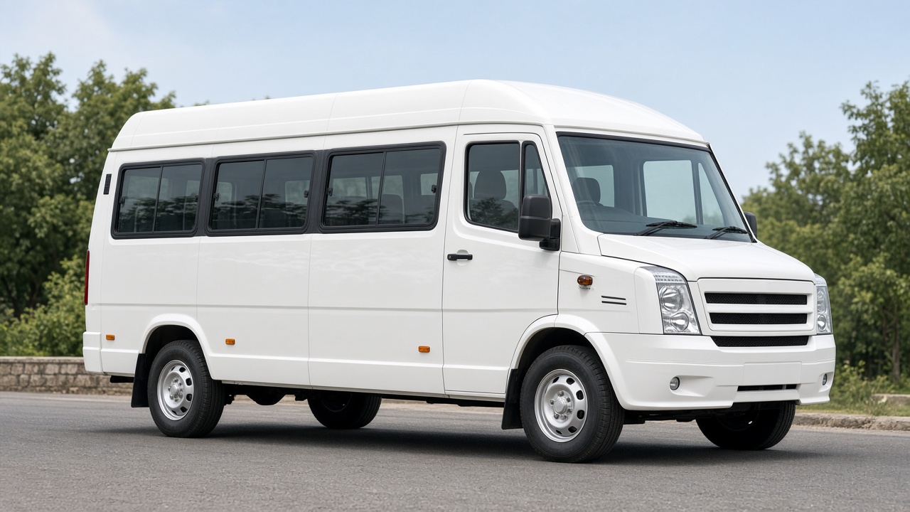 Tempo Traveller 12 Seater — Tempo Traveller rental in Dehradun (illustrative image)